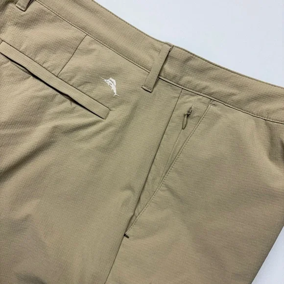 Tommy Bahama Chip Shot Island Zone 10” Short sz 35 Khaki - Picture 4 of 7